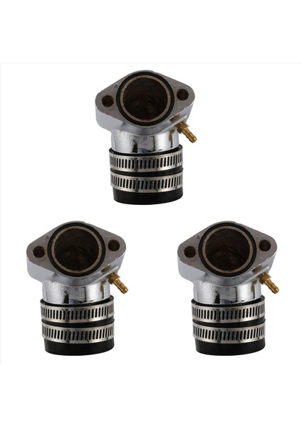 3x Motor Karbüratör Alüminyum Alaşımlı Açılı Adaptör Giriş Emme Carb Manifoldu Gy6 150CC Scooter Go Kart (Yurt Dışından)