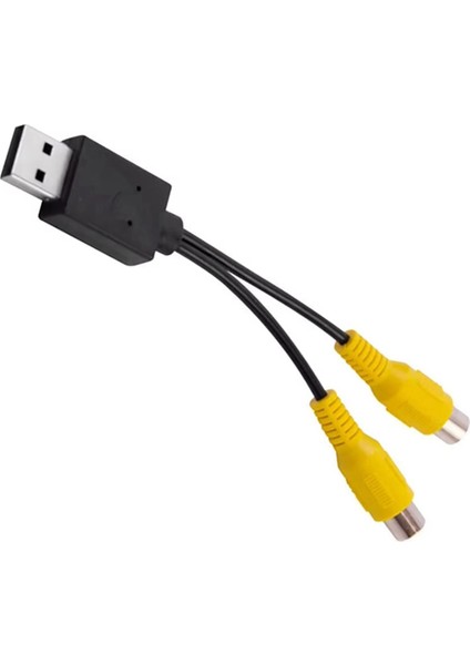 4x Araba Video Çıkış Kutusu USB Bağlantı Noktası Cvbs Adaptörü Android Multimedya Oynatıcı Için Taşınabilir Rca Video Çıkış Kablosu (Yurt Dışından) fiyatları