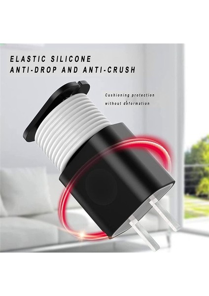 2&#39 De 1 Kordon Organizatör ve Silikon Şarj Cihazı Koruyucusu 20W/18W Veri Kablosu Sarıcı Kırpma Koruma Koruma Kablosu Depolama 4 Pcs (Yurt Dışından) fırsatları