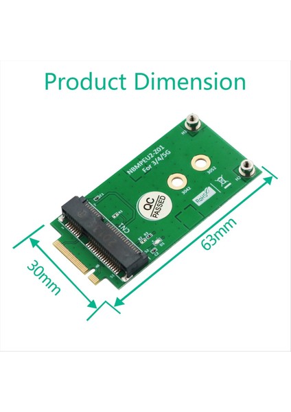 Ngff M 2 B Mını Pcı-E Mpcıe Kablosuz Adaptör Kartı 5g 4g 3g Lte Gsm Modülü Nano Sım Yüksek (Yurt Dışından) indirimleri