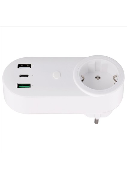 Akıllı Soket Wifi Fiş 16A 2 Delikli Usb+Tip-C Çıkışları 65W Uzaktan Kumanda Uyumlu Alexa Ab Fişi (Yurt Dışından) modelleri