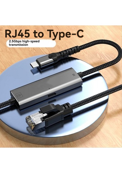 2500MBPS Ethernet Gigabit Adaptör TIP-C-RJ45 Ağ Kartı 2.5g Gigabit Ethernet Dönüştürücü PD100W 3 Metre (Yurt Dışından) indirimleri