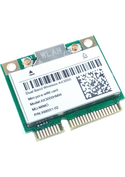 2x AX200 AX3000HMW Ağ Kartı Mini Pcı-E Wifi 6 Kablosuz Adaptör 2 4g/5g Bluetooth 5 1 Wifi Kartı 802 11AX WIN10 Için (Yurt Dışından) fırsatları