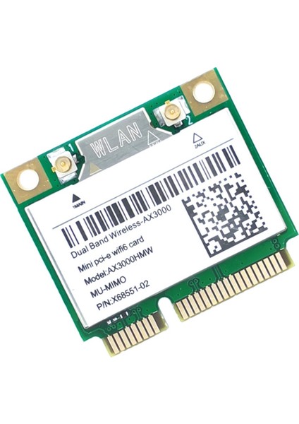 2x AX200 AX3000HMW Ağ Kartı Mini Pcı-E Wifi 6 Kablosuz Adaptör 2 4g/5g Bluetooth 5 1 Wifi Kartı 802 11AX WIN10 Için (Yurt Dışından) indirimleri