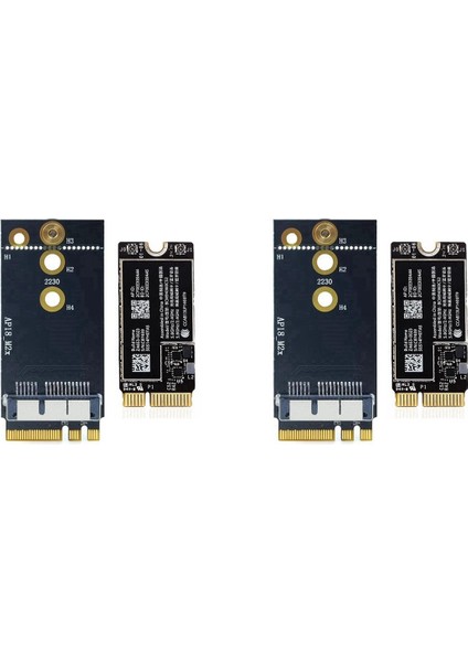2x BCM94360CS2 Çift Bant Wifi Kartı + Ngff M 2 Anahtar A/e Adaptör Kartı Bt 4 0 802 11AC Kart 11 Inç A1465 13 Inç A1466 (Yurt Dışından)