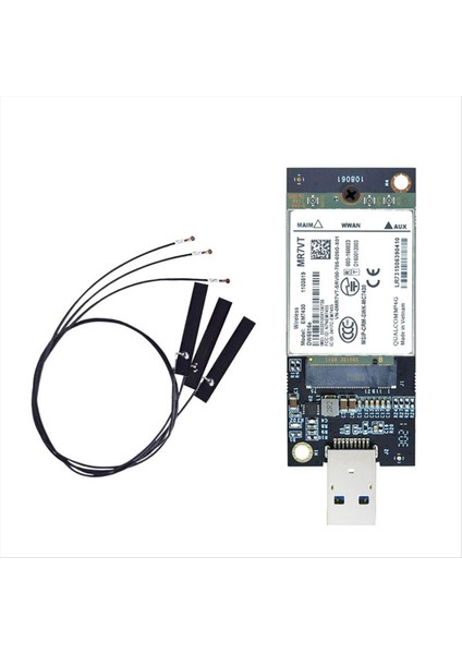 EM7430 Wwan Kartı+3xantenna DW5816E Cat6 Tel 4g Modülü M2 Iot Dell Latitude/wwan ile USB Adaptörüne Ilişkin Hassas Dizüstü Bilgisayar Için (Yurt Dışından)
