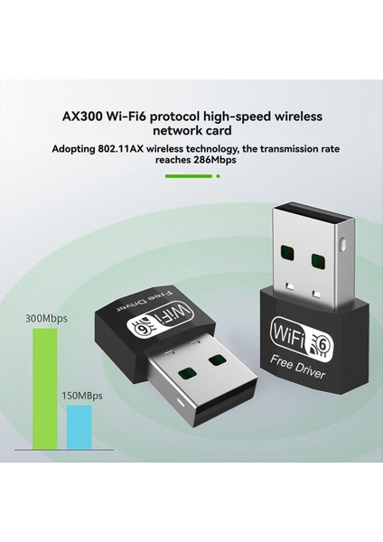 AX300 Mini USB Wifi 6 Dongle 2.4ghz Kablosuz Ağ Kartı Wifi Lan Adaptör Sürücüsü Pc Dizüstü Bilgisayar Windows 7 10 11 (Yurt Dışından) indirimleri