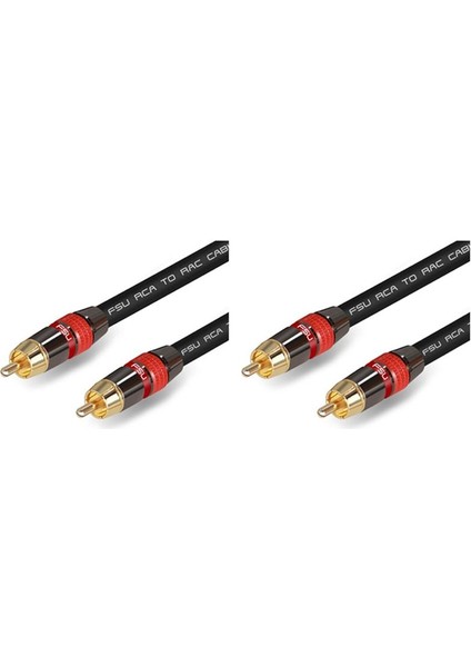 4x Fsu Dijital Audio Rca Kablo Premium Stereo Rca - Rca Koaksiyel Spdıf Kablo Erkek Hoparlör Hıfı Subwoofer Kablosu Av 0 5m (Yurt Dışından) fırsatları