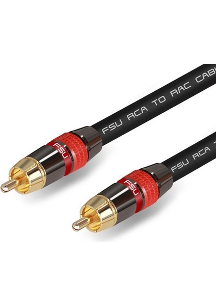 4x Fsu Dijital Audio Rca Kablo Premium Stereo Rca - Rca Koaksiyel Spdıf Kablo Erkek Hoparlör Hıfı Subwoofer Kablosu Av 0 5m (Yurt Dışından) indirimleri
