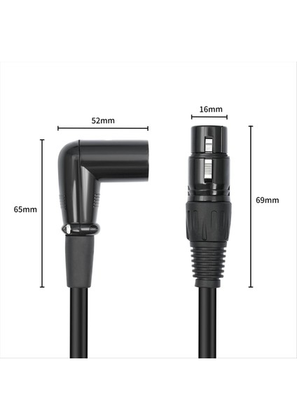 3 Pin Xlr Sağ Açılı Erkek - Kadın Fiş Mikrofon Mikrofon Ses Kablosu Kablosu Müzik Aletleri Aksesuarları (Yurt Dışından) indirimleri