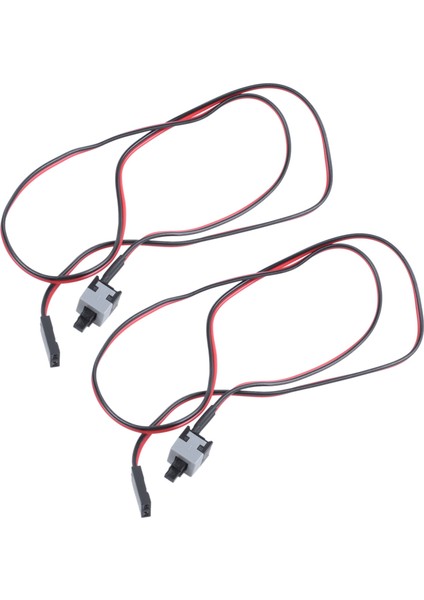 Pc Anahtarları Için 2x 20 5 Inç Uzunluğunda Güç Düğmesi Anahtarı Kablosu Bilgisayar Sıfırlama (Yurt Dışından)