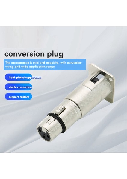 Ses Bağlantısı Dönüştürücü Için Üç Çekirdekli D Tipi Metal Soket Xlr Montaj Taban Xlr Erkek-Xlr Kadına (Yurt Dışından) modelleri