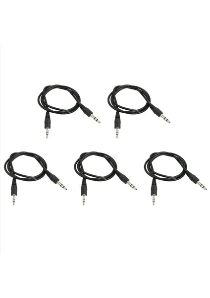 5pcs 20 Inç Uzunluğunda 2 5 mm Erkek Ila 3 5 mm Erkek Ses Adaptör Kablosu (Yurt Dışından)