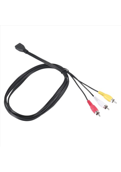 1 5m USB Bir Dişi - 3 Rca Fono Av Kablosu Kurşun Pc Tv Aux Audio Video Adaptörü (Yurt Dışından) modelleri