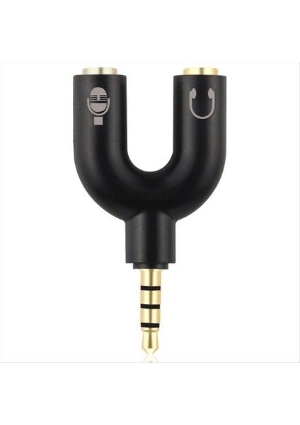 3 5mm Kulaklık Splitter Adaptörü (Mikrofon + Ses) Erkek Kadın Stereo Jak Y Hattı Akıllı Telefon Için Mp3 Mp4 Oynatıcı (Yurt Dışından) fırsatları