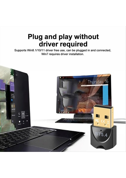 Bluetooth Adaptörü USB Bluetooth 5.4 Dongle Müzik Ses Alıcısı Pc Kablosuz Fare Klavye Için Bluetooth Verici (Yurt Dışından) modelleri