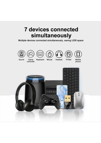Bluetooth Adaptörü USB Bluetooth 5.4 Dongle Müzik Ses Alıcısı Pc Kablosuz Fare Klavye Için Bluetooth Verici (Yurt Dışından) indirimleri