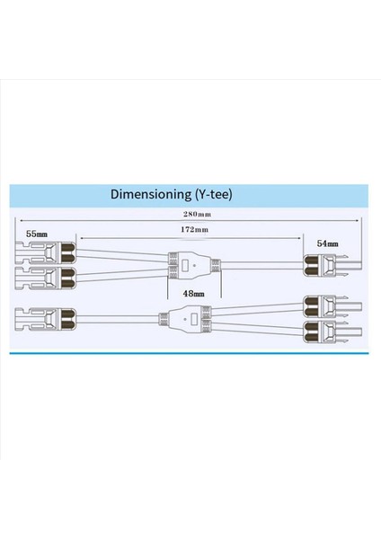 8x Güç Güneş Konektörü Y-Şube Kablosu Güneş Panelleri Için Güneş Kablosu Paralel Adaptörü (Yurt Dışından) indirimleri
