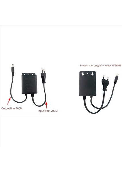 6x 12V 2A Su Geçirmez Güç Gözetleme Kamerası Yağmur Geçirmez Güç Adaptörü Işık Şeridi Kaynağı Abd Tak Siyah (Yurt Dışından) indirimleri