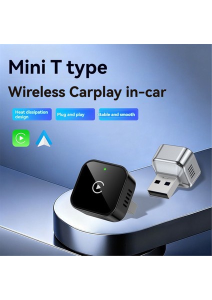 2 In1 Kablosuz Carplay Android Otomatik Araç Adaptörü Wifi ve Bluetooth Akıllı Aı Kutusu Gösterildiği Gibi Kablosuz Carplay&#39 E Kablolu Carplay (Yurt Dışından) fiyatları