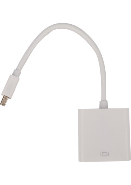 MacBook Air Pro iMac Mac Mini Thunderbolt Mini Displayport Ekran Port Mini Dp&#39 Den VGA Kablo Adaptörü 1080P (Beyaz) (Yurt Dışından)