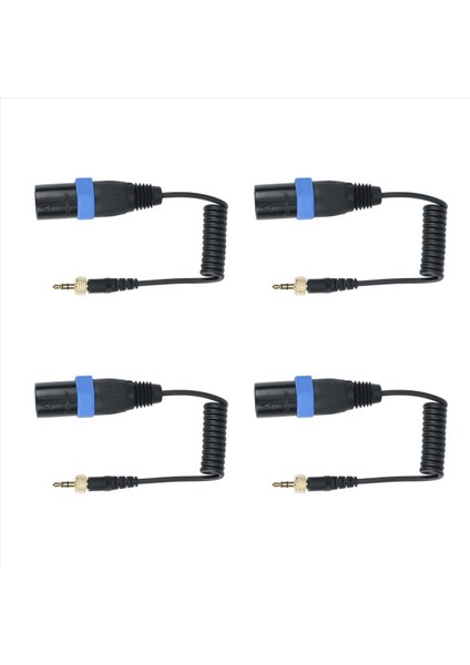 Kablosuz Alıcılar Için 4x Saramonic Locking Tip 3 5mm Ila 3 5mm Trs - Xlr Erkek Mikrofon Çıkışı Evrensel Ses Kablosu (Yurt Dışından)