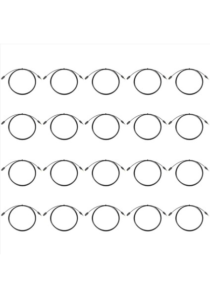 20PCS 2m Mini 3 5mm Fiş Dijital Optik Kablo Spdıf Optik Fiber Hattı (Yurt Dışından)