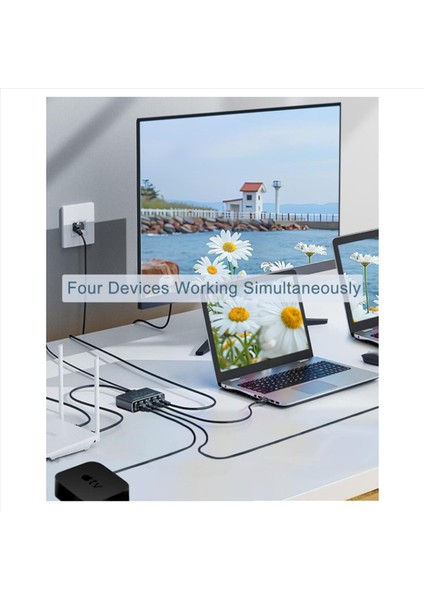 5 Port Gigabit Ethernet Switch USB Güç Kablosu 1000MBPS Ethernet Splitter 1 Ila 4 Out Cat 5/5e/6/7/8 Için (Yurt Dışından) fiyatları