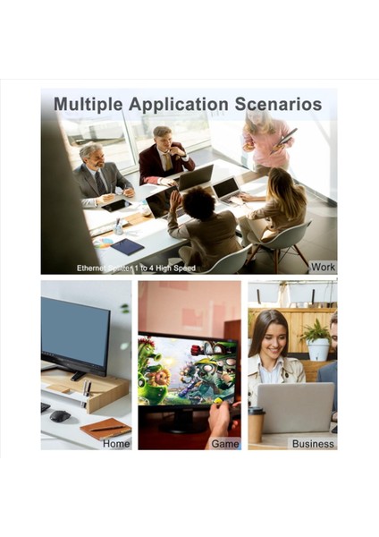 5 Port Gigabit Ethernet Switch USB Güç Kablosu 1000MBPS Ethernet Splitter 1 Ila 4 Out Cat 5/5e/6/7/8 Için (Yurt Dışından) fırsatları