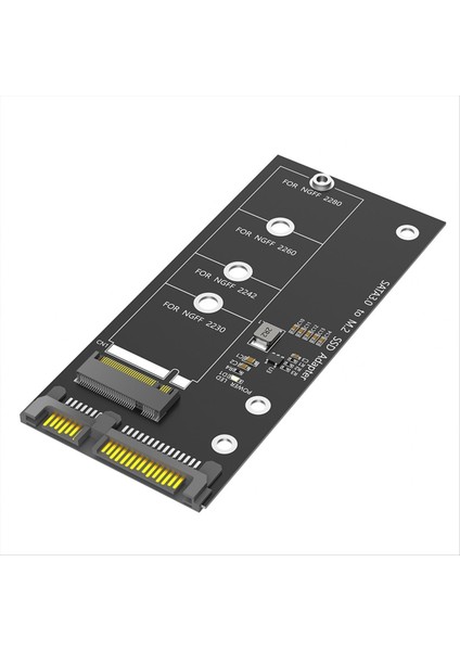 M 2 Ngff - Sata Adaptör Kartı B Anahtarı/b&amp M Anahtar SSD Ngff M 2 2280 2260 2242 2230 SSD (M 2 Nvme Için Değil) (Yurt Dışından)