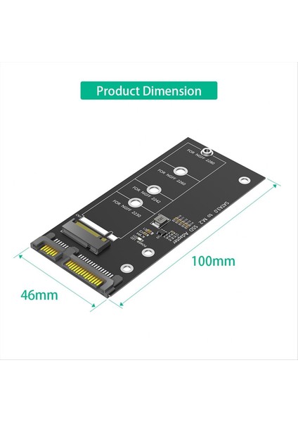 M 2 Ngff - Sata Adaptör Kartı B Anahtarı/b&amp M Anahtar SSD Ngff M 2 2280 2260 2242 2230 SSD (M 2 Nvme Için Değil) (Yurt Dışından) fırsatları