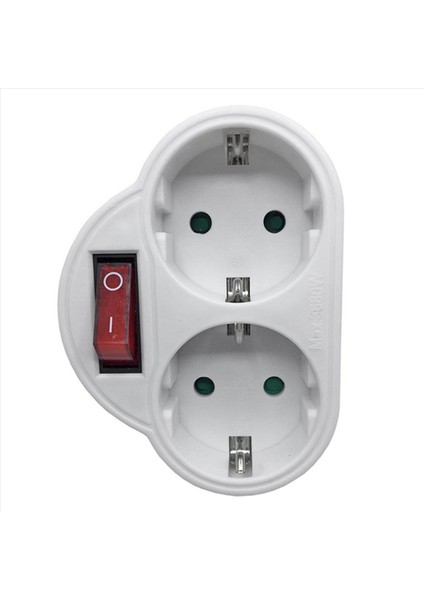 2x Ab Standart Çoklu Fiş 250V 16A Çıkış Anahtarı ile Çift Soket Dönüştürme Soketi Güç Adaptörü Ab Fişi (Yurt Dışından) fiyatları