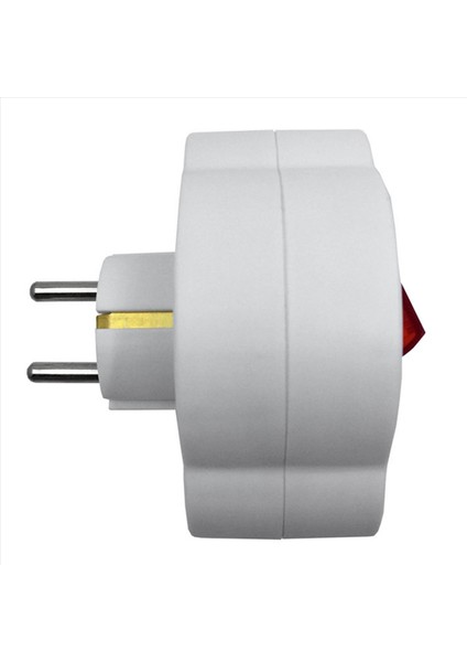 2x Ab Standart Çoklu Fiş 250V 16A Çıkış Anahtarı ile Çift Soket Dönüştürme Soketi Güç Adaptörü Ab Fişi (Yurt Dışından) modelleri