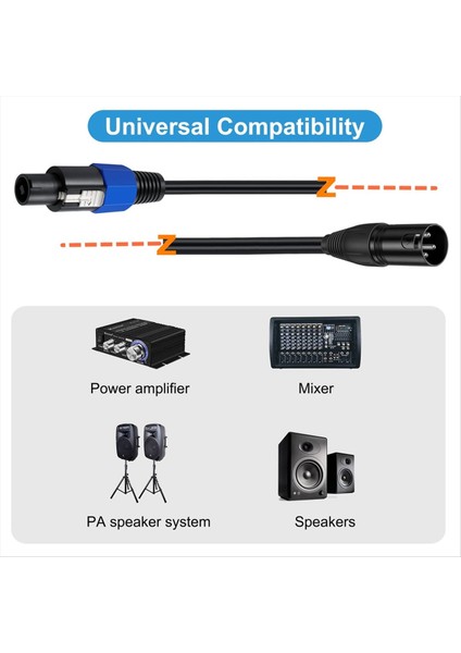 Spepon Mali To Xlr Kadın Konuşma Erkek To Xlr Kadın Audio Uzatma Kablosu - Pro Dj Pa Gıg Aşaması Mikrofon (Yurt Dışından) fiyatları