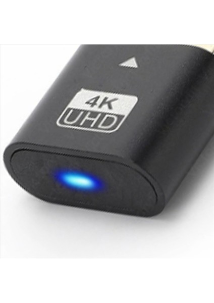 Grafik Kartları Için LED Işığı Olan 3x HDMI Uyumlu 4K Kukla Fiş Masaüstü/dizüstü Bilgisayar Vistual Ekran Adaptörü C (Yurt Dışından) fiyatları