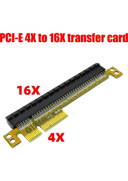 Pcı-E 4x Ila 16X Yükseltici Kartı Pcı Express Dönüştürücü Erkek-Kadın Genişletici Adaptör Desteği Pcıe 4x Kart 8x Kart 16X Kart (Yurt Dışından) fiyatları