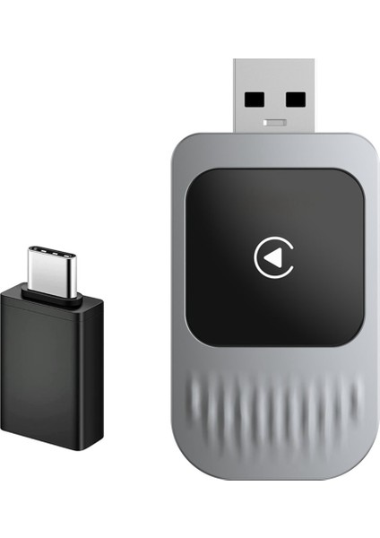 Araç Kablosuz Carplay Adaptörü Usb-C Adaptör Tak ve Çalıştır ile Kablolu Carplay&#39 I Kablosuz Carplay&#39 E Yükseltin (Yurt Dışından)