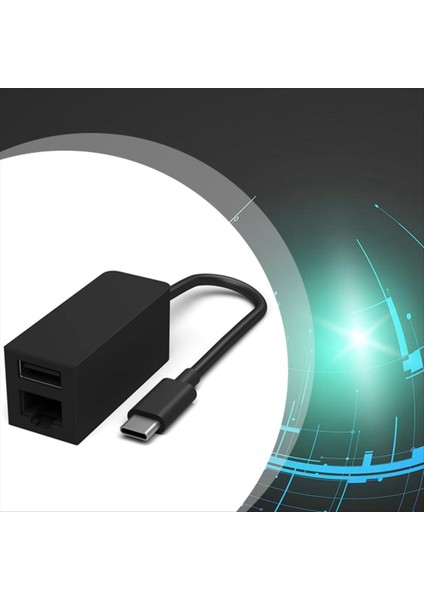 MacBook Pro/air IPad Pro Surface Dizüstü Bilgisayar Chromebook Için Microsoft Için Usb-C - Ethernet RJ45 ve USB 3 0 Adaptör Hub (Yurt Dışından) indirimleri