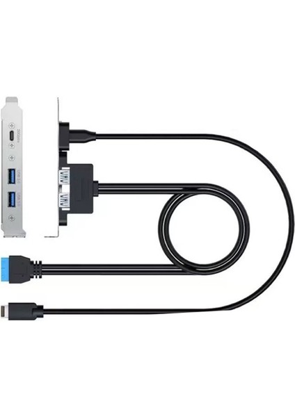 20 Gbps Usb3 2 GEN2X2 Ön Panel Adaptörü Usb-C ve Usb&#39 Den Usb3&#39 E 2 Type-E Key-A 20PIN ve 19PIN USB Konektörleri (Yurt Dışından) fırsatları