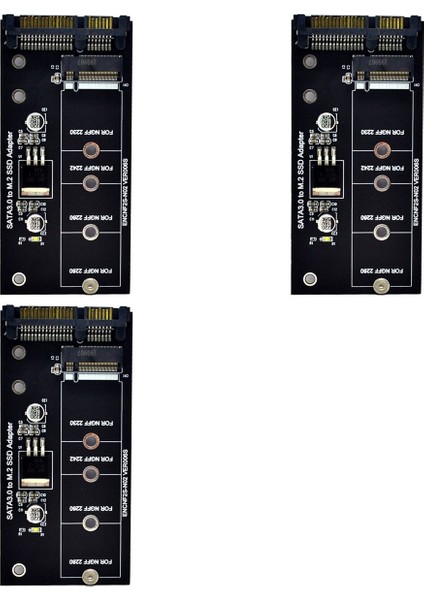 3x Ngff M 2 Adaptörü M2 Sata3 Yükseltici M 2 - Sata Adaptörü SSD M2 - Sata Genişletme Kartı B Anahtar Desteği 30/42/60/80MM (Yurt Dışından)