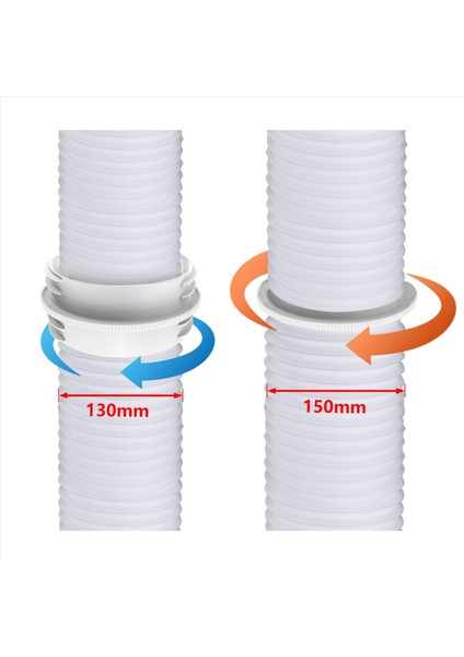 2x Mobil Klima Egzoz Borusu Konektörü 13/15CM Evrensel Boru Redüktör Havalandırma Borusu Uzatma Adaptörü (Yurt Dışından) fırsatları