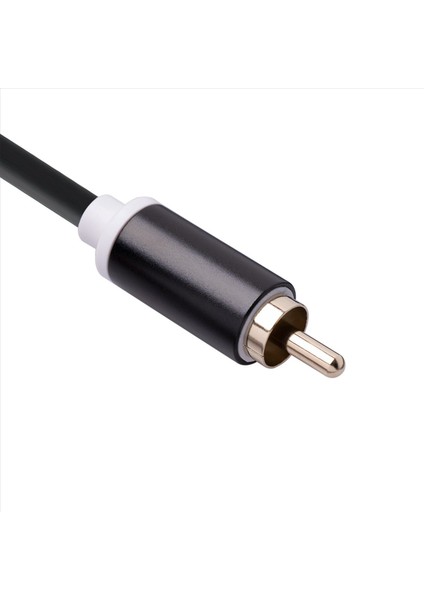 2x Rca Kablosu 2 Rca Erkek - 1 Rca Dişi Adaptör Ses Kablosu Aux Kablosu Iphone Edifer Ev Sineması DVD VCD Kulaklıklar (Yurt Dışından)