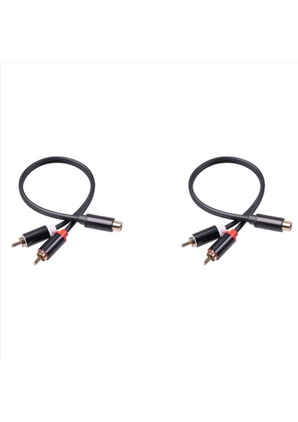 2x Rca Kablosu 2 Rca Erkek - 1 Rca Dişi Adaptör Ses Kablosu Aux Kablosu Iphone Edifer Ev Sineması DVD VCD Kulaklıklar (Yurt Dışından) modelleri