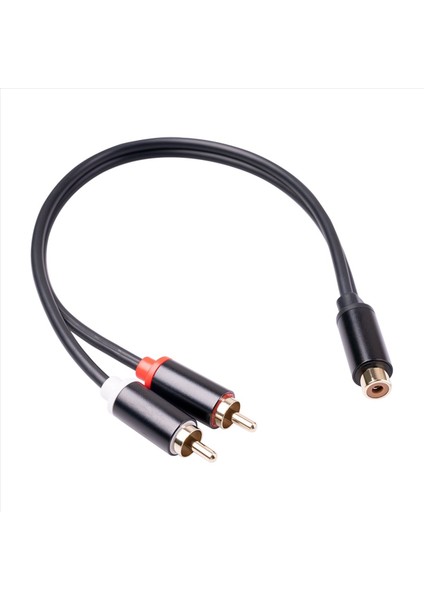 2x Rca Kablosu 2 Rca Erkek - 1 Rca Dişi Adaptör Ses Kablosu Aux Kablosu Iphone Edifer Ev Sineması DVD VCD Kulaklıklar (Yurt Dışından) indirimleri