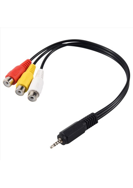 2 5mm Mini Av Erkek Ila 3rca Dişi M/f Audio Video Kablosu Stereo Jack Adaptör Kablosu (Yurt Dışından)