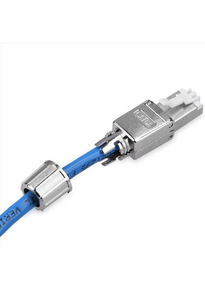 RJ45 Ağ Bağlayıcı Paketi 16 CAT6A Rj -45 Ağ Konektörleri Seti -Kalıcı Cat 6A Ethernet Kablo Gerinim Kaldırma Fişleri (Yurt Dışından) modelleri