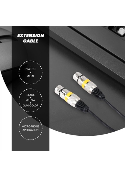 30CM 3pin Xlr Erkek - 2 Xlr Dişi Ses Uzatma Kablosu Y Mikrofon Kayıt Cihazı Için Ayırıcı Dj Kablosu (Yurt Dışından) fiyatları