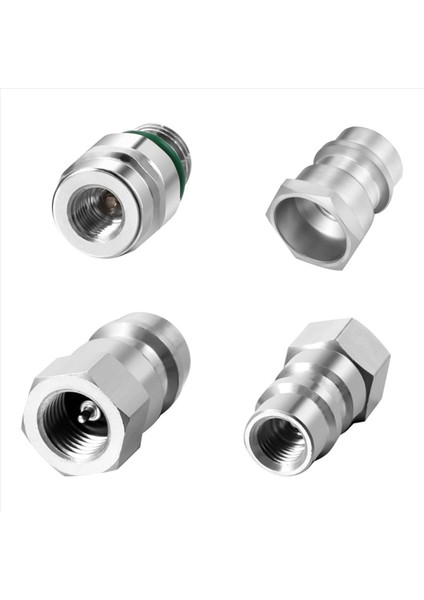 8 Adet VA-LH11 A/c R-12&#39 Den R-134A&#39 Ya Güçlendirme Dönüşüm Adaptörü Bağlantısı 1/4 Sae Konu Düşük Yüksek Taraf Dönüşümü (Yurt Dışından) fiyatları