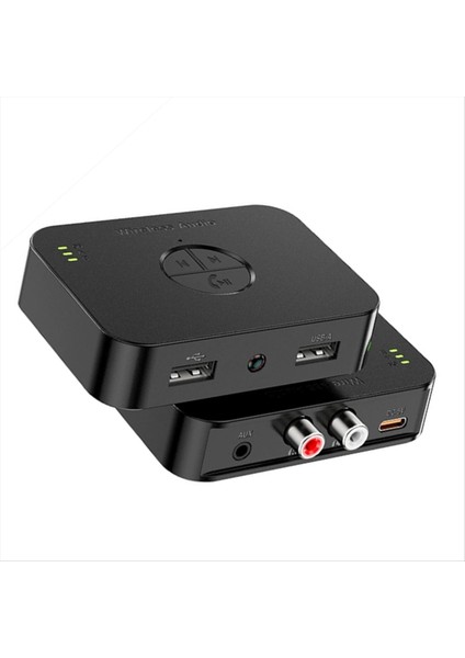 Bluetooth 6.0 Ses Alıcı U Disk 3.5mm Aux USB Stereo Müzik Kablosuz Adaptörler Otomobil Kiti Hoparlör Amplifikatörü Için (Yurt Dışından) modelleri