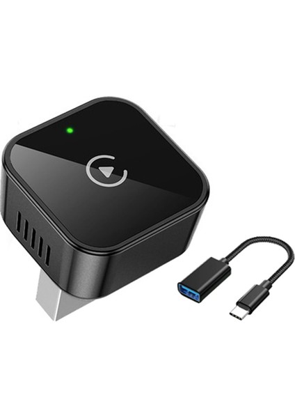 Kablosuz Carplay Araç Adaptörü Kablolu Carplay&#39 I Kablosuz Carplay USB Dongle Adaptörüne Yükseltme Tak ve Çalıştır Otomatik Bağlantı B (Yurt Dışından)
